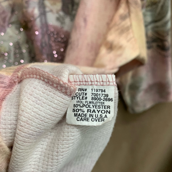 B03-Women's Unity World Wear Blouse, 1X, Pink VTG vintage - Picture 3 of 6